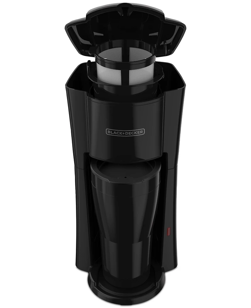 Black & Decker Single-Serve Coffee Maker with Thermal Mug