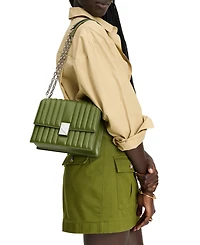 kate spade new york Deco Quilted Leather Small Chain Shoulder Bag