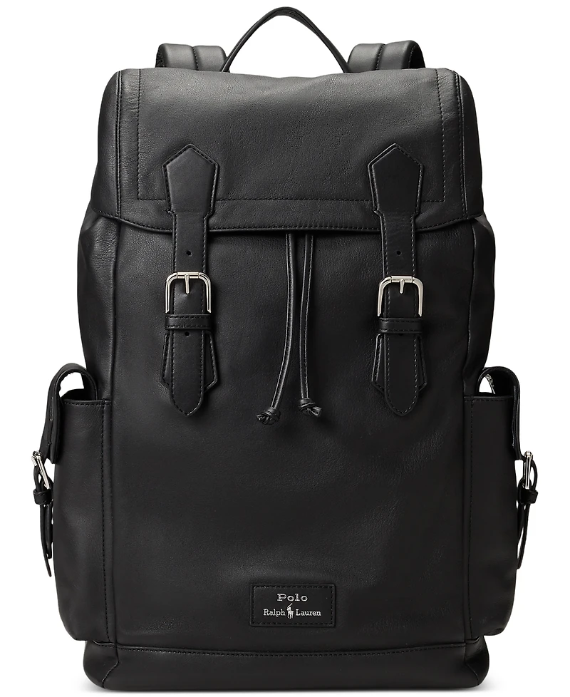 Polo Ralph Lauren Men's Smooth Leather Backpack