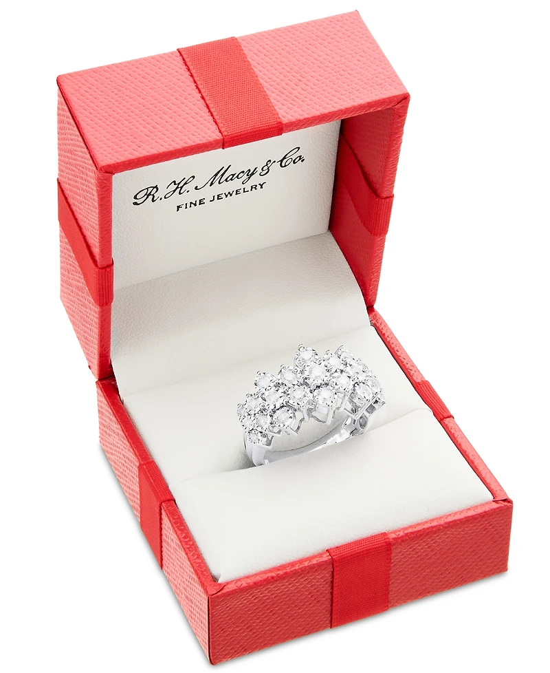 Effy Diamond Cluster Ring (1 ct. t.w.) 14k White Gold or Yellow &
