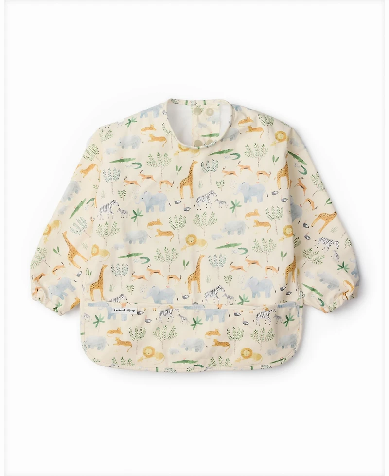 Loulou Lollipop Baby Long Sleeve Bib Spoon Set