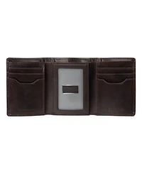 Calvin Klein Men's Rfid Two Tone Arcadia Leather Trifold Wallet
