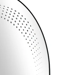 Rosemary Lane Glass 31" Led Wall Mirror with Radial Pattern
