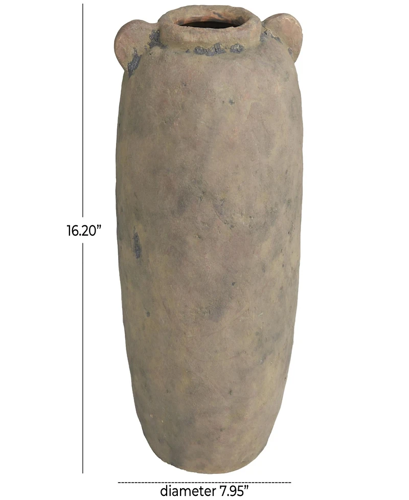 Rosemary Lane Ceramic 16" Rustic Vase