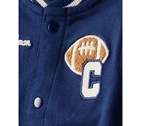 Carter's Baby Boys Cotton Varsity Freshman Little Jacket, Bodysuit & Pants, 3 Piece Set