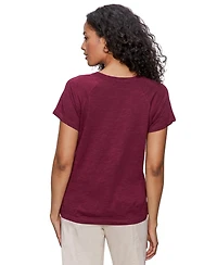 Sanctuary Women's Notch-Neck Short-Sleeve T-Shirt