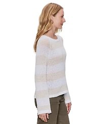 Sanctuary Women's Textured Raglan Crewneck Sweater