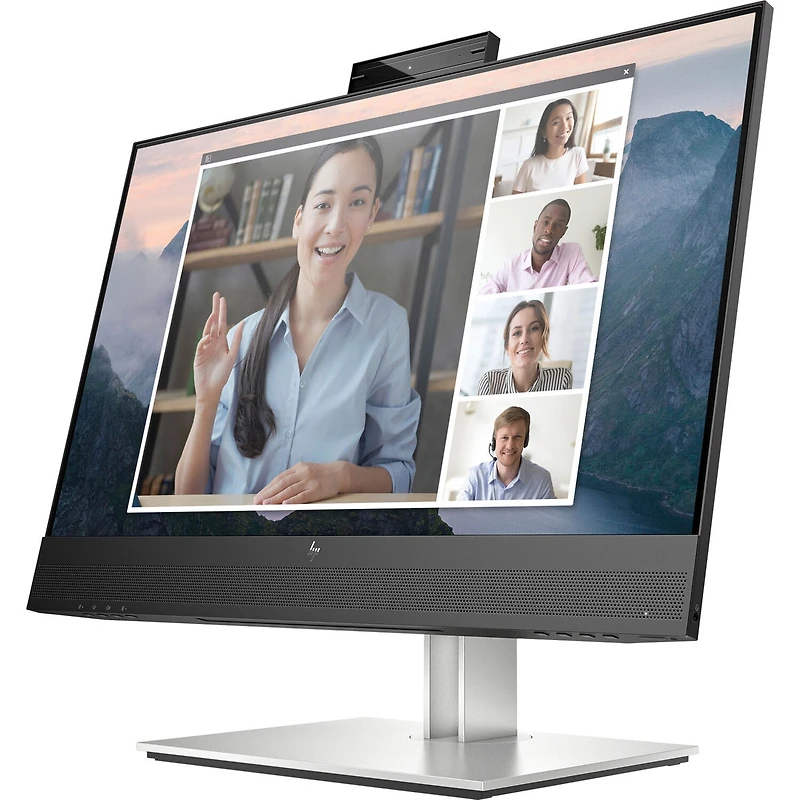 Hp E24mv G4 23.8" 16:9 Full Hd Video Conferencing Ips Lcd Monitor, Built-In Speaker