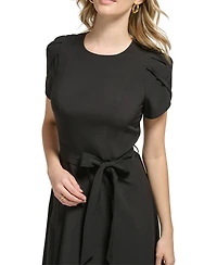 Calvin Klein Women's Short-Sleeve Fit & flare Dress