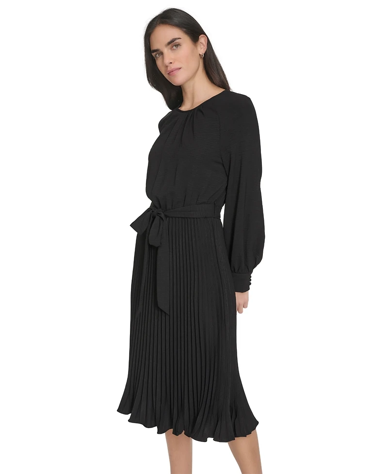 Calvin Klein Women's Long-Sleeve Midi Dress