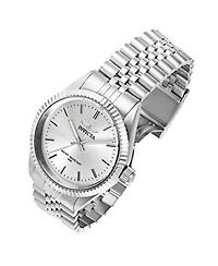 Invicta Men's Specialty Quartz 3 Hand Silver Dial Watch