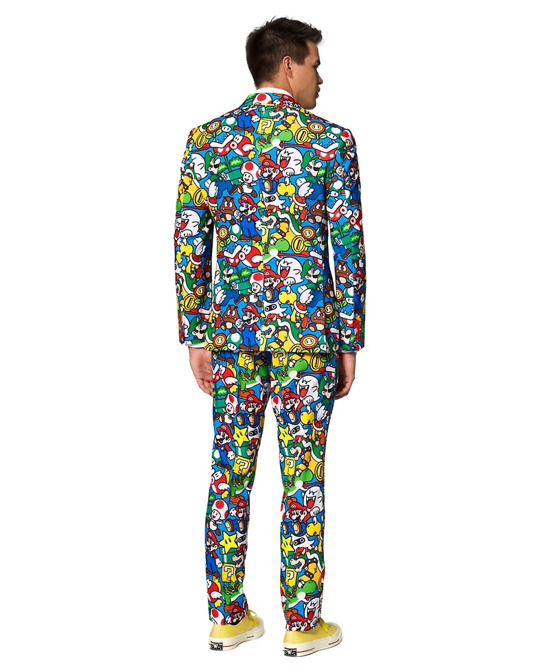 Opposuits Men's Super Mario Licensed Suit