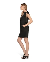 Belle & Bloom Women's Burning Love Tie Shoulder Mini Dress