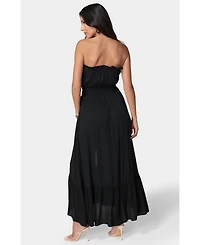 Bebe Women's Strapless Maxi Dress
