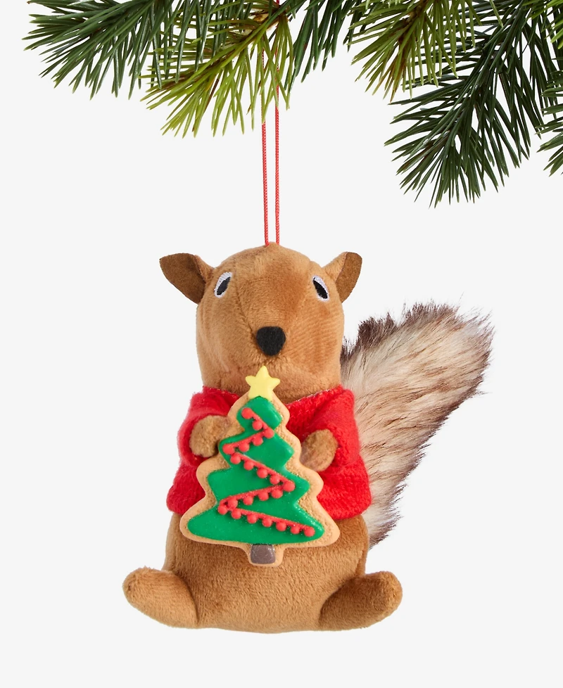 Holiday Lane Tiny Tidings Fabric Chipmunk Ornament, Macy's Exclusive