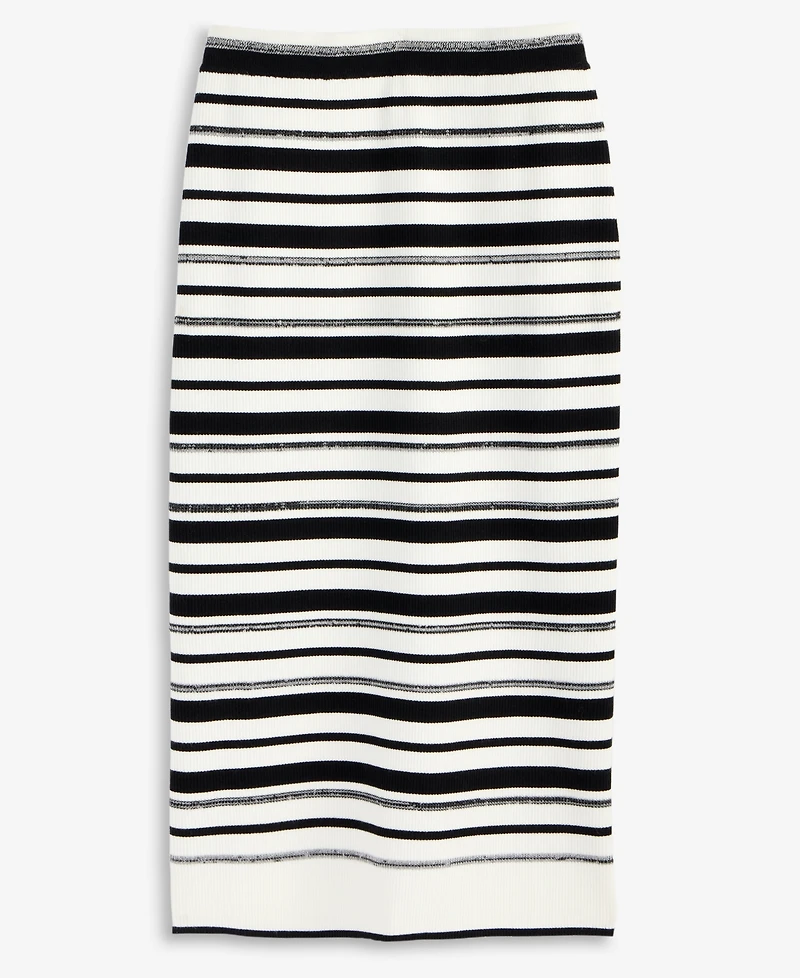 On 34th Women's Striped Sweater Maxi Skirt, Exclusively at Macy's