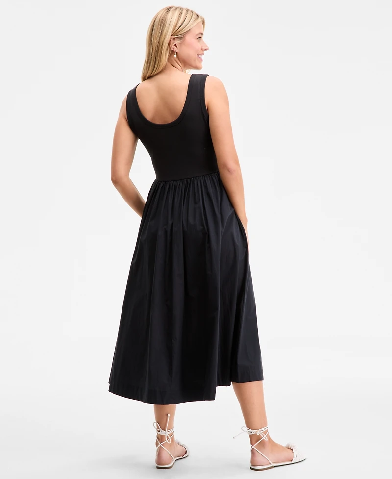 On 34th Women's Sleeveless Scoop-Neck Midi Dress, Exclusively at Macy's