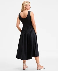 On 34th Women's Sleeveless Scoop-Neck Midi Dress, Exclusively at Macy's