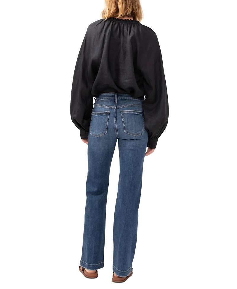 Silver Jeans Co. Women's Avery High Rise Curvy Fit Trouser