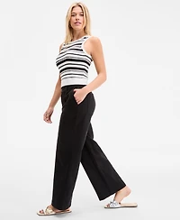 On 34th Women's Solid Easy Wide-Leg Pants, Exclusively at Macy's