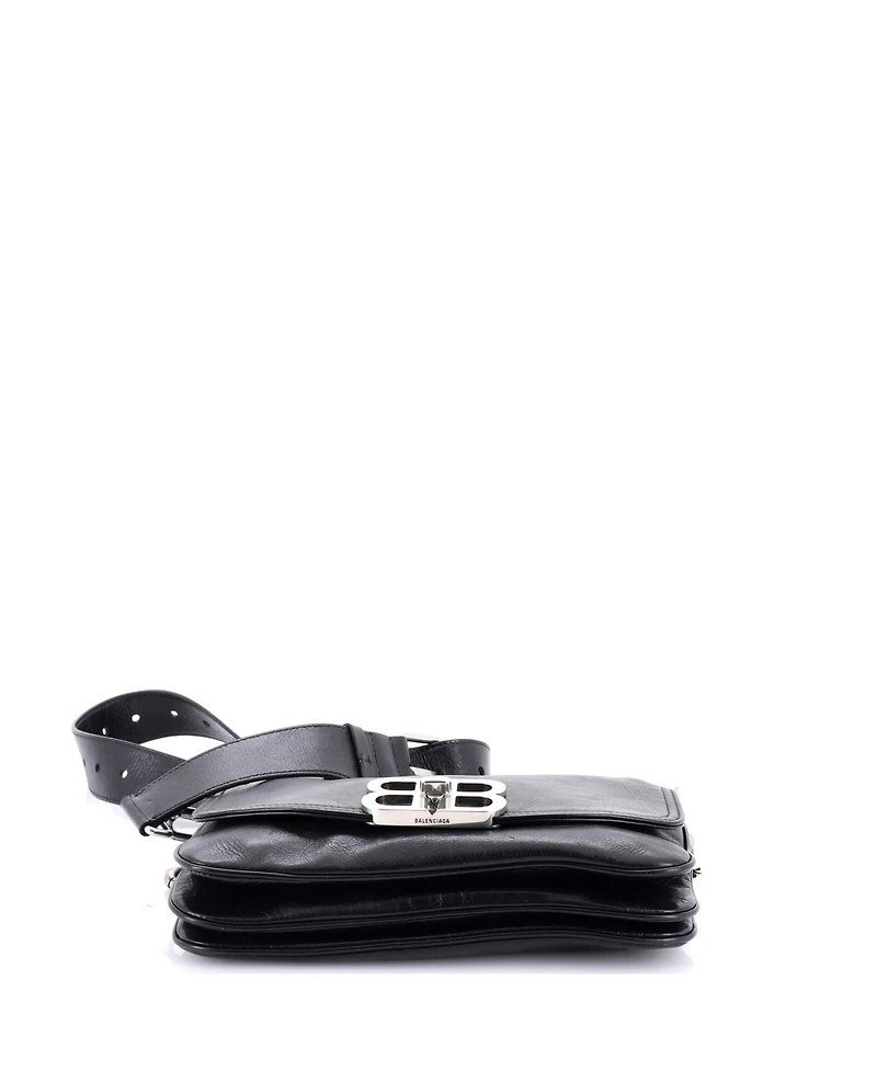 Pre-Owned Balenciaga Small Bb Soft Flap Bag Leather