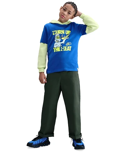 Nike Big Kids Sportswear Turn Up The Heat Graphic Cotton T-Shirt