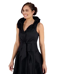 Muse Women's Triple-Collar Sleeveless Top