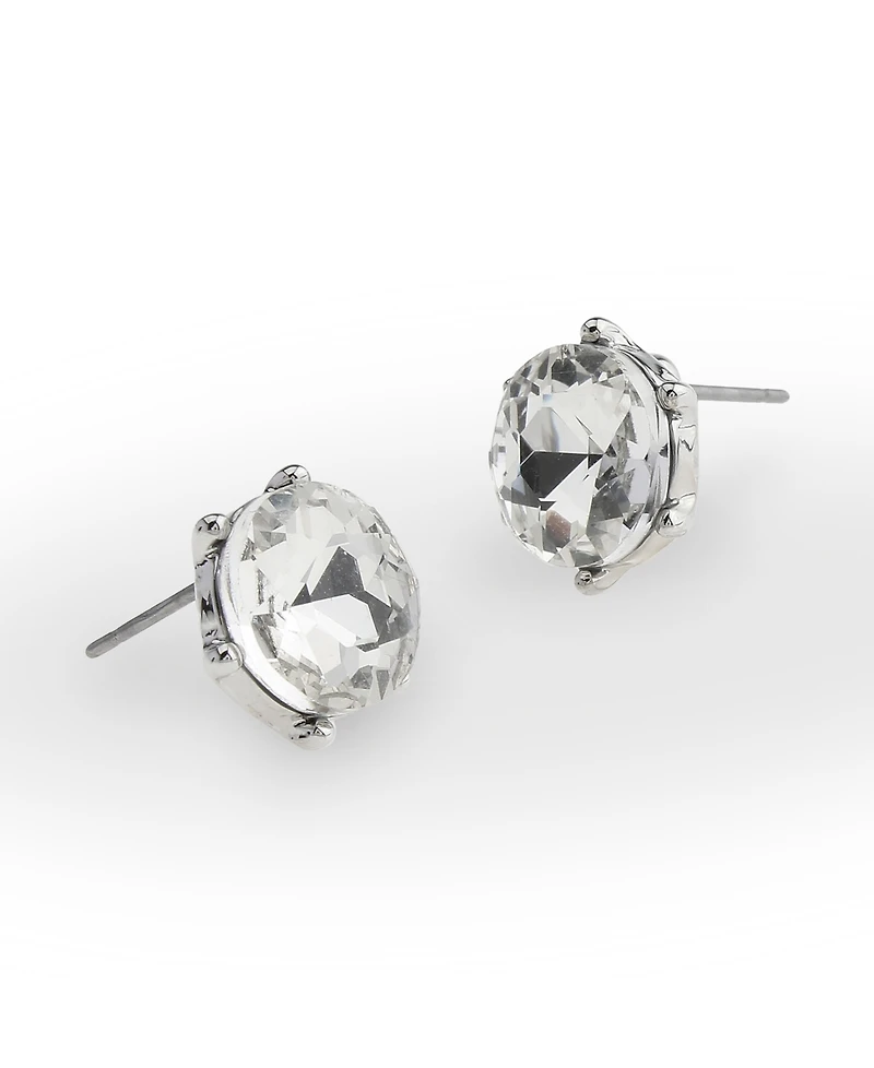 Steve Madden Punk Romance Stone Stud Earrings