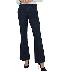 Liverpool Los Angeles Women's Floral Denim Kelsey Flare Pants