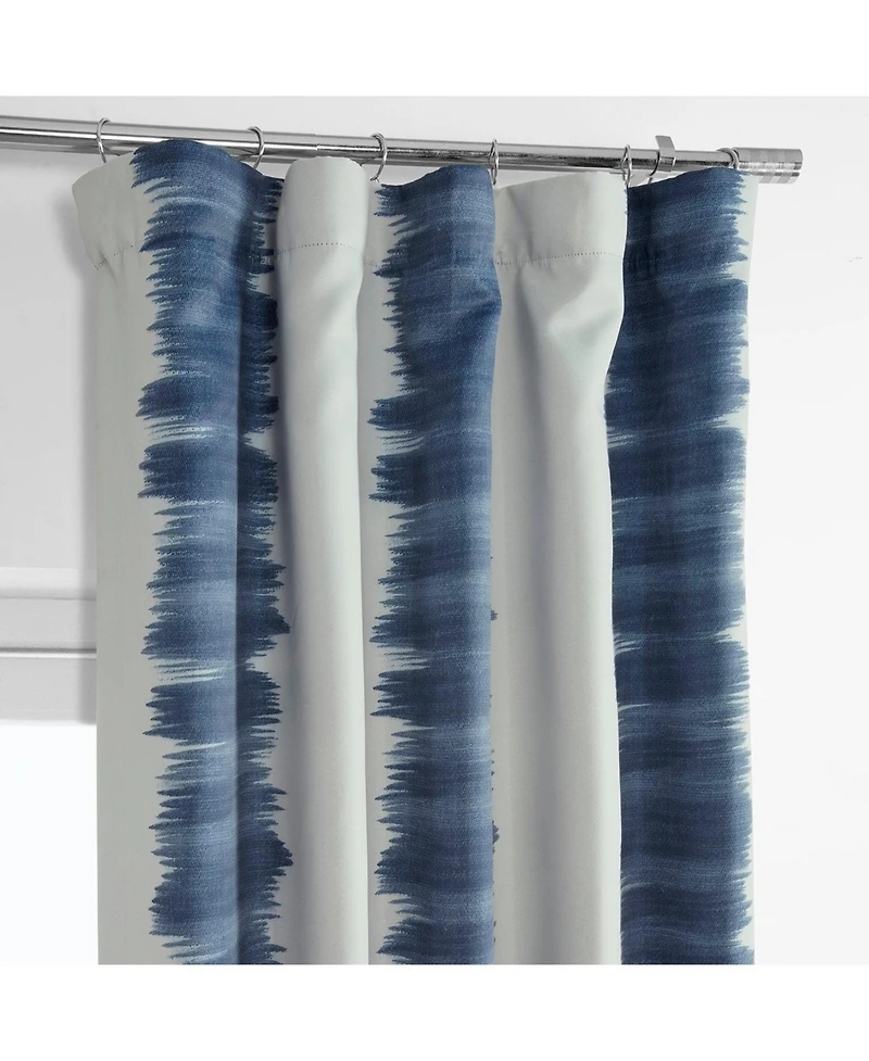 Half Price Drapes Flambe Striped Room Darkening Curtain