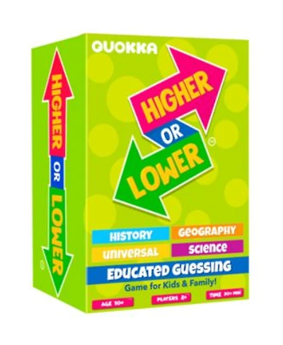 Quokka Board Game For Kids Family Card Game For Kids Adults Higher Or Lower Guess Fun Questions Easy To Learn 2 Players
