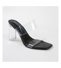 Berness Emmi Clear Strappy Mule
