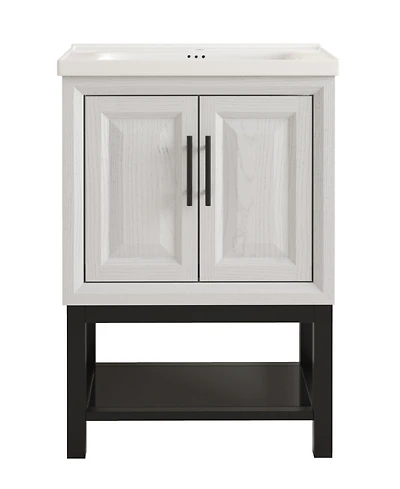 24"Bathroom Vanity with Ceramic Undermount Sink