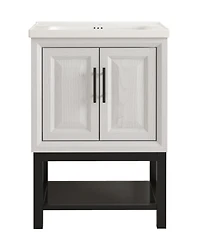 24"Bathroom Vanity with Ceramic Undermount Sink