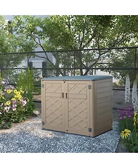 Mondawe Heavy-Duty Outdoor Storage Cabinet (Large Single-Tier)