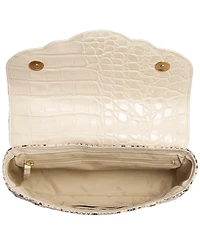 Brahmin Rosa Cloud Dancer Dubois Small Leather Crossbody