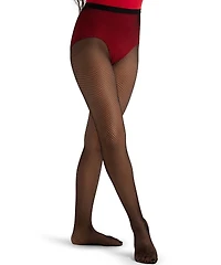 Capezio Women's Professional Rhinestone Fishnet Tight