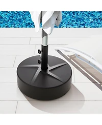 Patio Umbrella Base and Sand Fillable Market Table Umbrella Stand