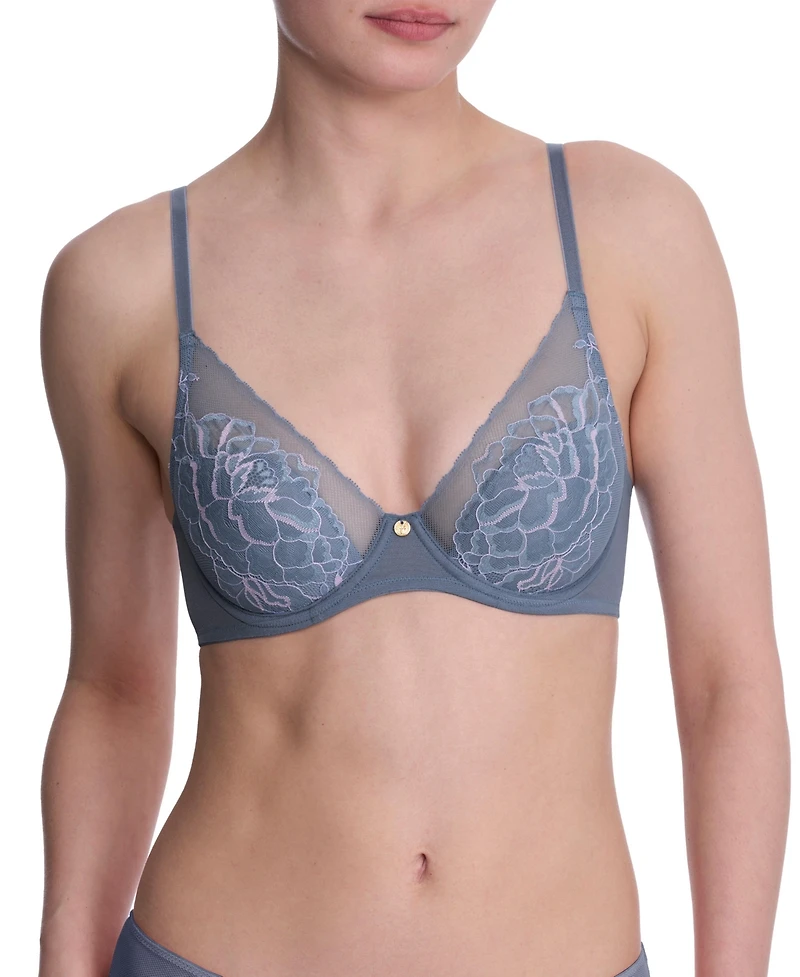 Natori Women's Flora Lace Plunge T-Shirt Bra