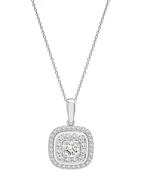 Wrapped in Love Diamond Pendant Necklace (1 ct. t.w.) in 14k White Gold, 18" + 2" extender, Exclusively at Macy's