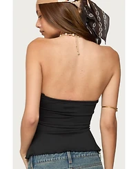 Edikted Women's Belinda Asymmetric Tube Top