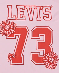 Levi's Toddler and Little Girls V-neck Sporty T-Shirt