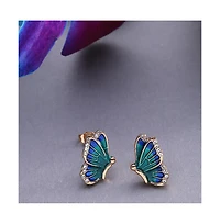 Sohi Women's Butterfly Stud Earrings