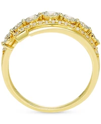 Diamond Three Row Ring (1/2 ct. t.w.) in 14k Gold