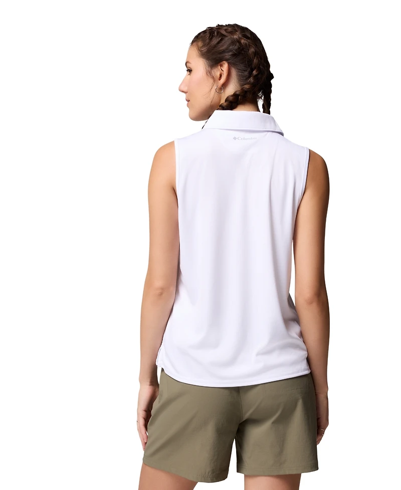 Columbia Women's Cedar Coast Sleeveless Polo Top