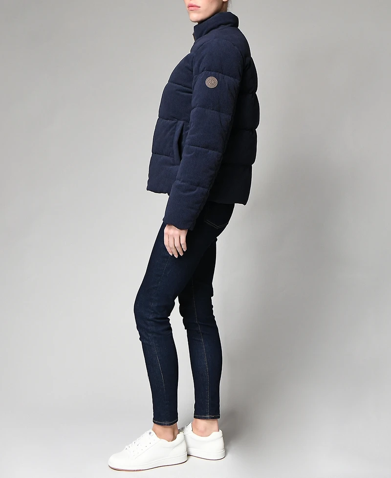 Lauren Ralph Women's Cord Puffer Jacket