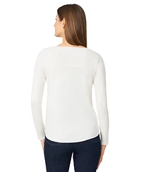 Melissa Paige Women's Boat Neck Long-Sleeve Sweater