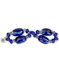 Patricia Nash Blue Textured Ceramic Stretch Bracelet