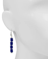 Patricia Nash Blue Ceramic Bead Stem Earrings