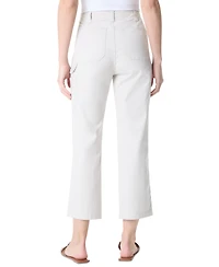 Gloria Vanderbilt Women's High Rise Cropped Cargo Pants